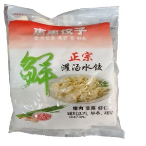 다있쏘 중국식품 혜혜 물만두 명절만두 부추고기새우, 550g, 1개