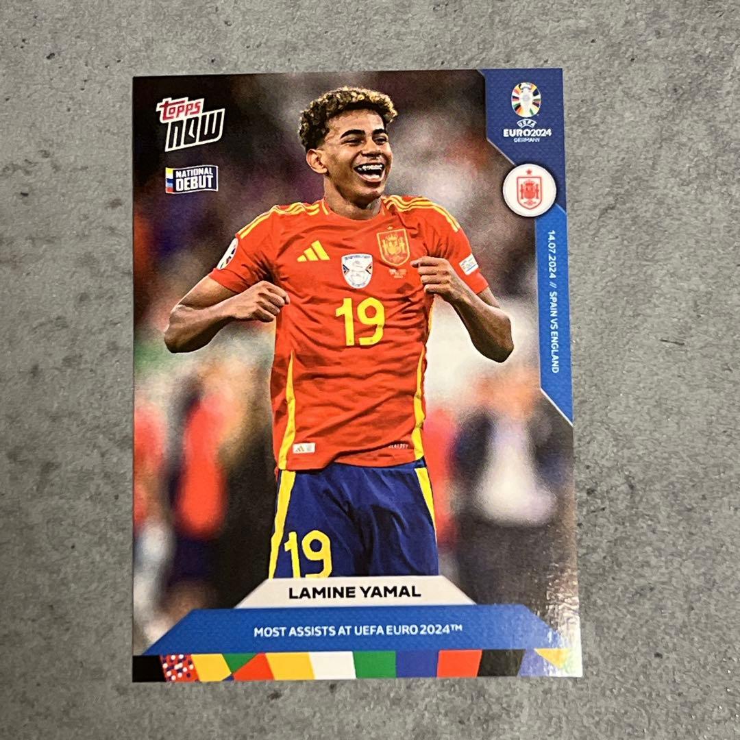 Topps Now 라민 야말 UEFA EURO 2024 카드 067