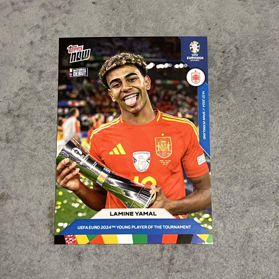 Topps Now 라민 야말 UEFA EURO 2024 카드 062