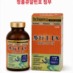 일본 보행왕 EX DrBK 닥터비케이 닥터토모야 노구치 MSM 글루코사민 750정, 1개