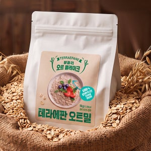 테라에판 오트밀 1kg 롤드오트 100%핀란드산