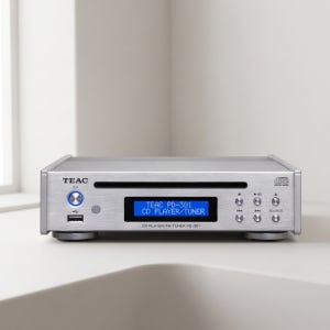 TEAC 티악 실버 CD 플레이어 PD-301-X 와이드 FM 튜너