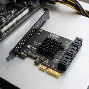 PCE6SAT-A01 ASM1166 SATA카드 6포트 SATA3 PCI-E 4X 확장