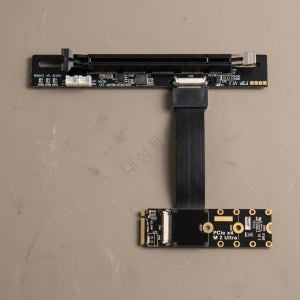 ADT-Link F43SD-TU M.2 NVMe to PCIe 5.0 x16 그래픽카드 연장 라이저 케이블 주변기기