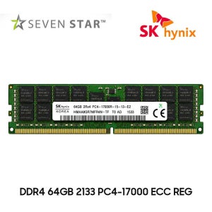SK하이닉스 서버용 메모리 DDR4 64GB 2133 PC4 17000 ECC REG