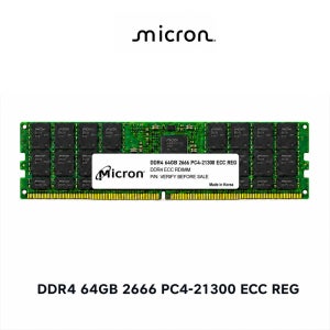 마이크론 서버용 메모리 DDR4 64GB 2666 PC4 21300 ECC REG