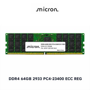 마이크론 서버용 메모리 DDR4 64GB 2933 PC4 23400 ECC REG
