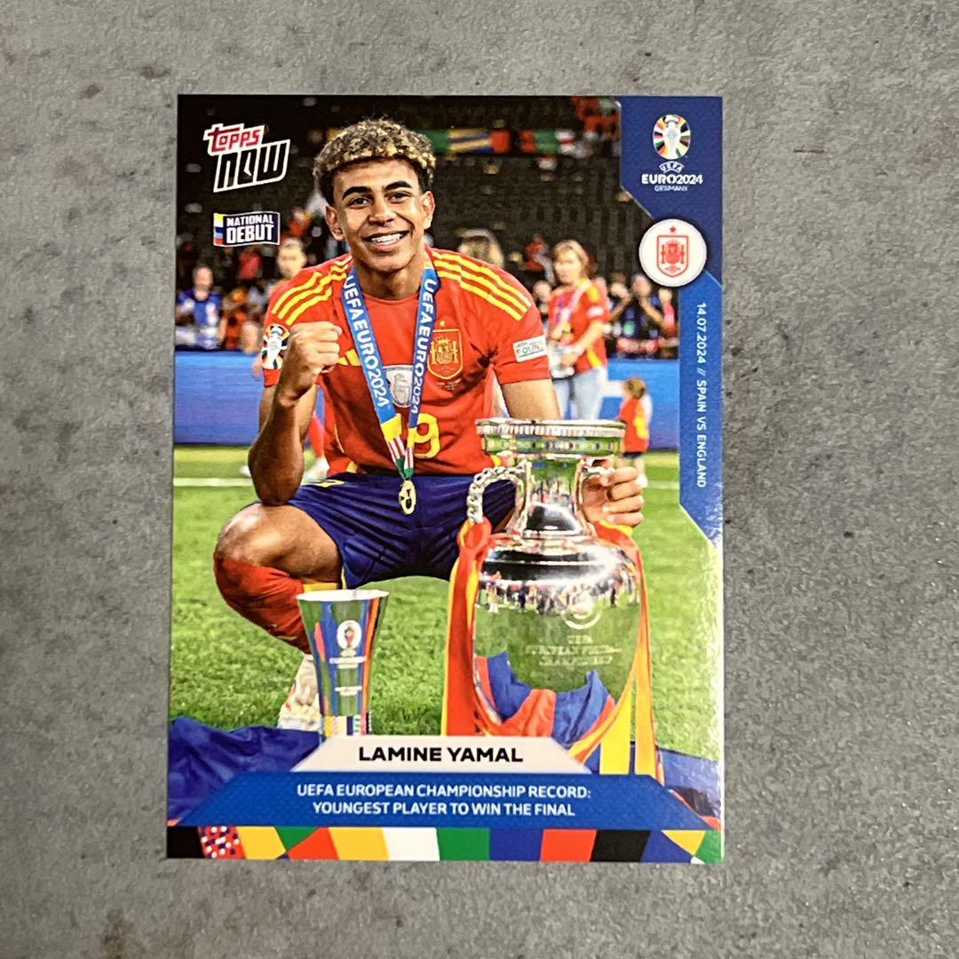 Topps Now 라민 야말 UEFA EURO 2024 카드 066