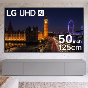 LG전자 4K UHD 스마트 TV UA7500 125cm(50인치), 벽걸이