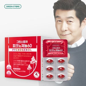 그린스토어 호팍사 갱년기 항산화 피크노제놀60 영양제 60캡슐, 1개