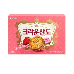 크라운산도 딸기맛 323g 1개