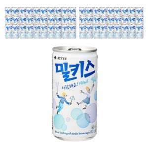탄산의 상큼함과 우유의 부드러운 만남 밀키스 190ml, 60개