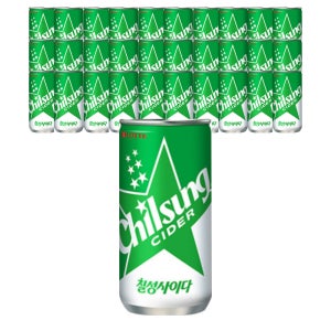 칠성사이다 미니캔 190ml, 30개