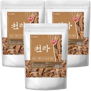 건강중심 국산 천마 천마차 250g, 3개