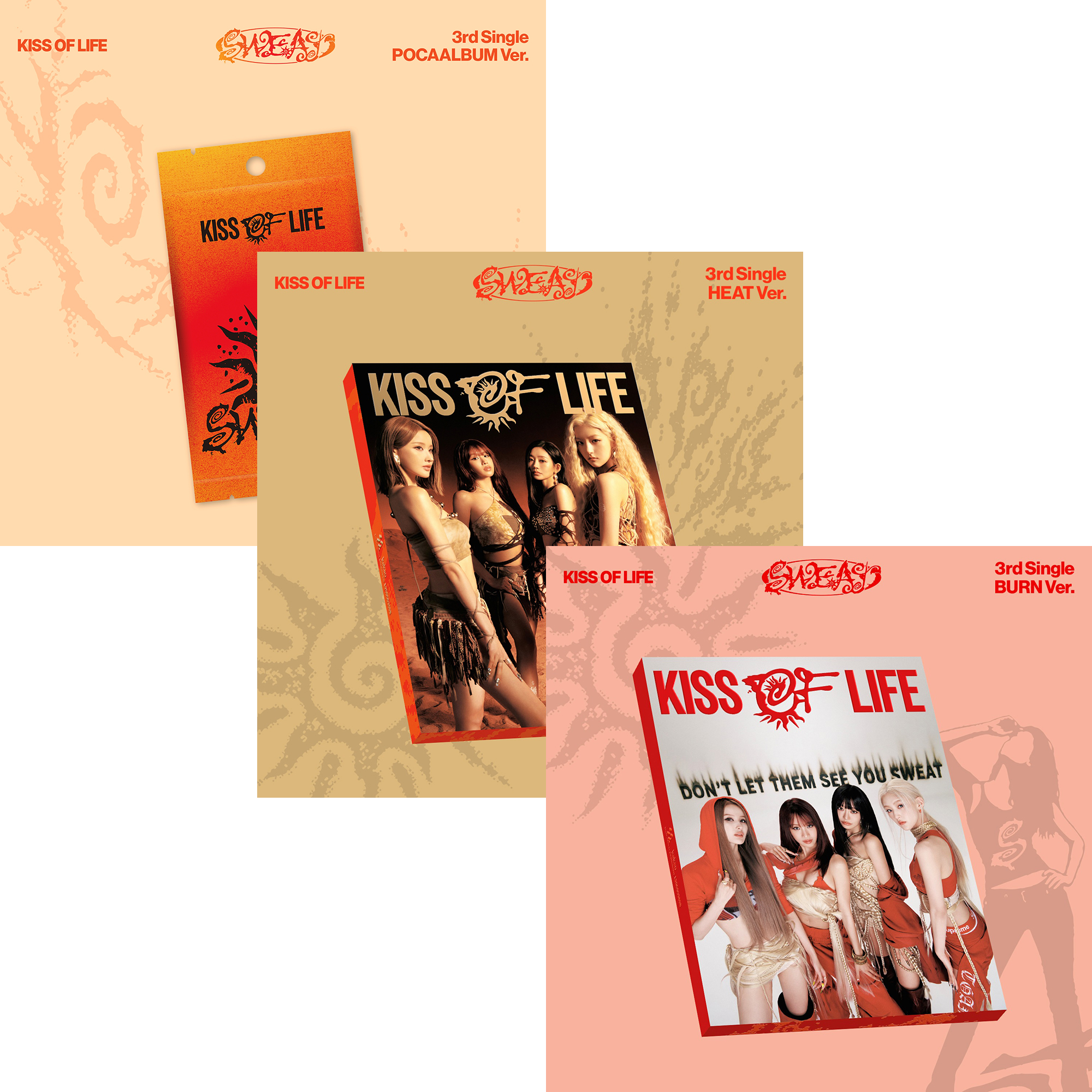 キスオブライフアルバムスウェットキオフシン3 KISS OF LIFE