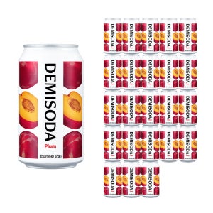 데미소다 자두 350ml 24캔