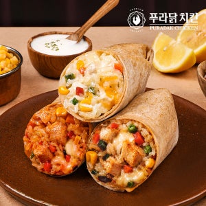 [푸라닭] 닭가슴살 브리또 3종 6팩 골라담기