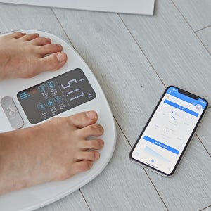 휴롬 요아이 스마트 아이콘 체중계 YSS-201 체지방 체성분측정 큰화면 앱연동