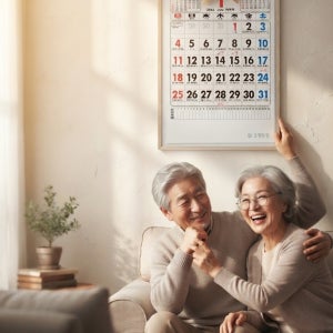 효도선물용부모님 큰글씨 벽걸이달력효도달력
