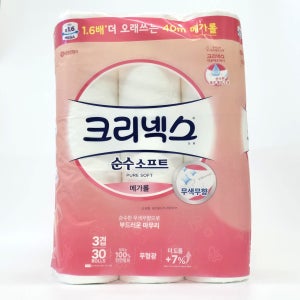 [코스트코] 크리넥스 순수소프트 메가롤 40m 30롤, 2팩