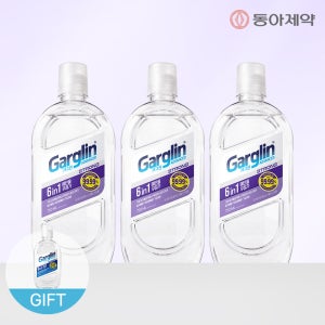 가그린 어드밴스드 제로 750ml 구강청결제 스트롱, 3개