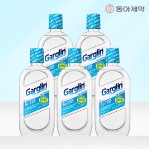 가그린 어드밴스드 제로 750ml 구강청결제 블라스트, 5개