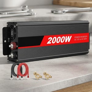 EAFC 차량용 DC 12V AC 220V 2000W 전압 변환기 충전 어댑터 인버터