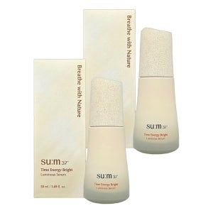 숨37 속건조 타임에너지 브라이트 루미너스 세럼 50ml 2개 부스팅 얼굴 고농축 에센스
