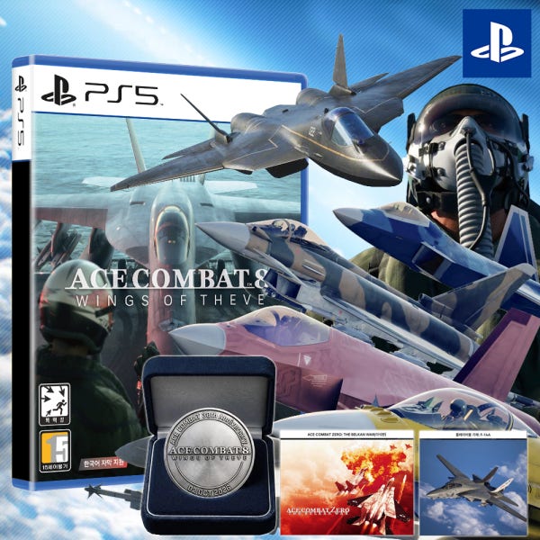 PS5 에이스컴뱃8 시브의 날개 한글판 패키지