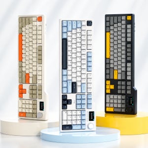 Ajazz AK35i V3 유선 키보드 104키 풀배열 기계식 키보드 게이밍 사무용