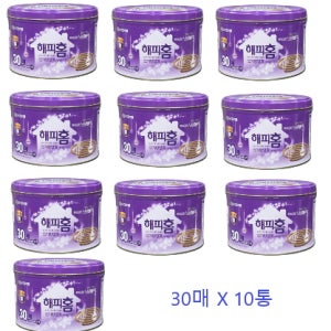 대용량모기향 유한양행 해피홈 모기향 30P 캔 30개입, 10개