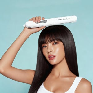 손상모 헤어케어 열손상없는 초경량 무선 초음파고데기/휴대용매직기 무선고데기 여행용고대기