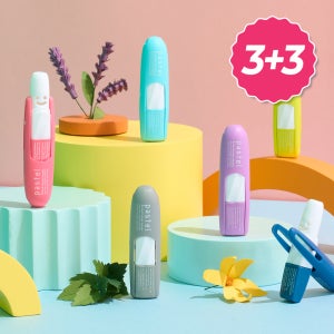 파스텔 야돔 오리지널 포켓 인헤일러 세트 스트레스 졸음 코막힘 리프레시 6개입, 6개