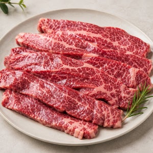 육하원칙 한우 쇠고기 한우업진살 1등급 투뿔 200g 선물