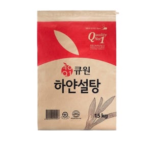 큐원 하얀설탕 15kg