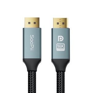 수피 VESA 16K 80Gbps 2.1 DP 케이블 DP80 3m