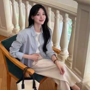 [클라비스] [스판셔츠] 크롭핏_CVYWG4902N