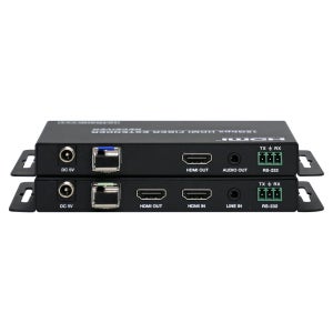 1027HFC-4K60 HDMI 2.0 리피터 광 연장기 싱글 멀티모드