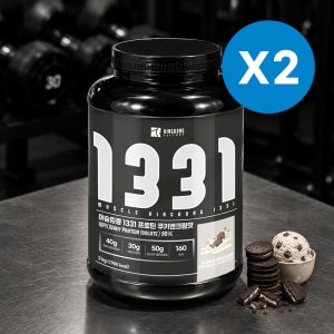 머슬킹콩 1331 프로틴 쿠키앤크림맛, 2kg, 2개