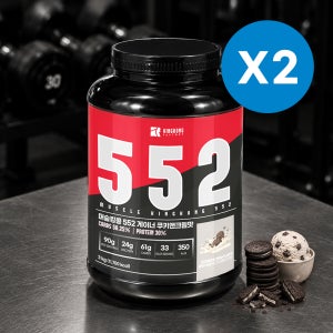 머슬킹콩 552 게이너 쿠키앤크림맛, 3kg, 2개