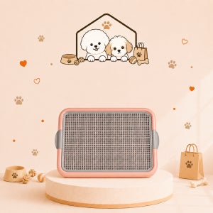 애완견 강아지 그물망 배변판 One size