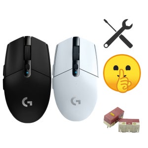 로지텍 G304 마우스 무소음 스위치 교체 수리 개조