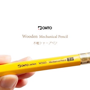 일본 OHTO 오토 목재 홀더 샤프 2.0mm WN03 펜슬샤프