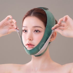 얼굴리프팅 이중턱살 턱선 땡기미 땡김이 브이라인 안면 탄력 페이스 밴드