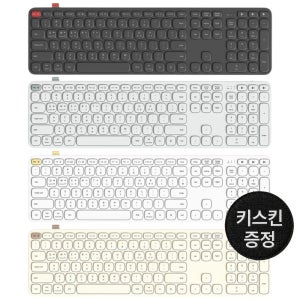 엑토 초슬림 사무용 풀배열 인체공학 멀티페어링 저소음 무선 블루투스 키보드 B608