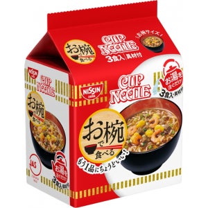 [닛신] 컵누들 그릇에 끓여먹는 미니 라면 3식입 x 9봉지 세트 대용량 27식