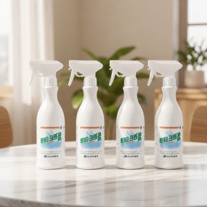 알콜 스프레이 바이오클린콜 에탄올 청소 소독용 알콜 집안 소독 450mL x 4개