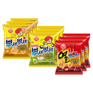 뿌셔뿌셔 신상 3종 구운양파맛+버터구이오징어맛+화끈한매운맛 3개씩 (총 9개)