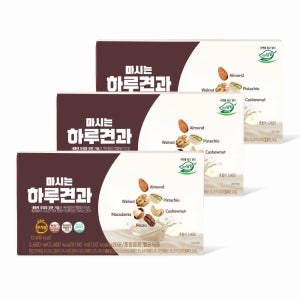 자연담담 마시는 하루 견과 혼합 6종 180ml, 20개입, 3개