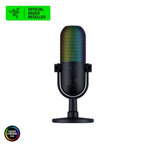 레이저코리아 세이렌 V3 Chroma 32비트 콘덴서 USB 마이크 블랙